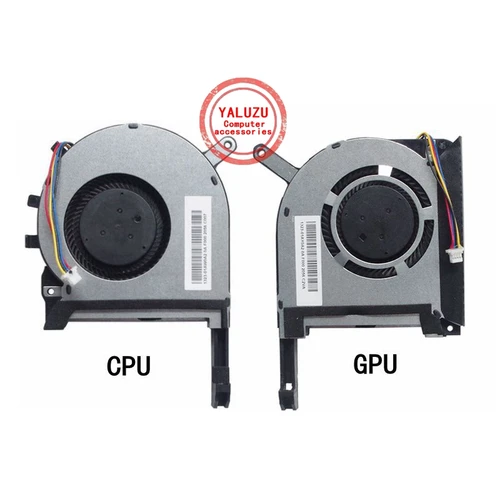 Imagen 1 del producto Nuevo ventilador de refrigeración GPU para CPU de ordenador portátil para ASUS FX95 FX95D FX95G FX96 FX506 FX506H/HE FX506LU FX706 FX706HM ZX86 ZX86F FA506 FA506IV