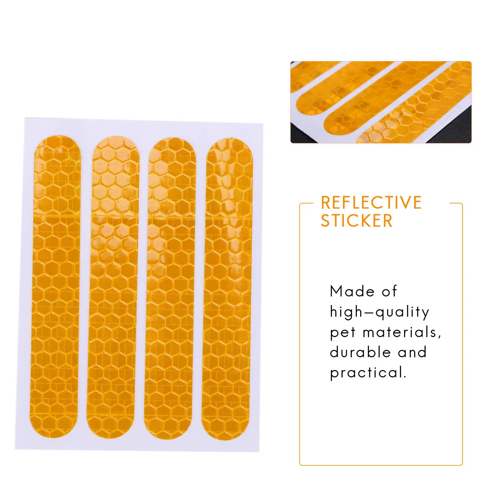 Front Rear Wheel Cover Protective Shell Reflective Sticker for Ninebot Max G30 Scooter Accessories 4PCS, Yellow