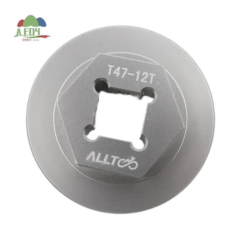 

AED4-ALLTOO Bottom Bracket Sleeve Tool Aluminum Alloy MTB Bike Bicycle BB-M30 T47-1B 12T T47 Installation Remover Repair Tool