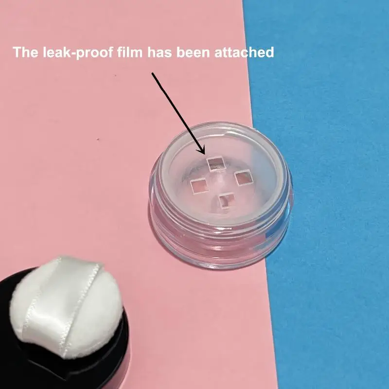 3g Plastic Empty Loose Powder Jar Makeup Puff Box Sifter Container Cosmetic Pot Portable Loose Powder Box Refillable Pot 2024