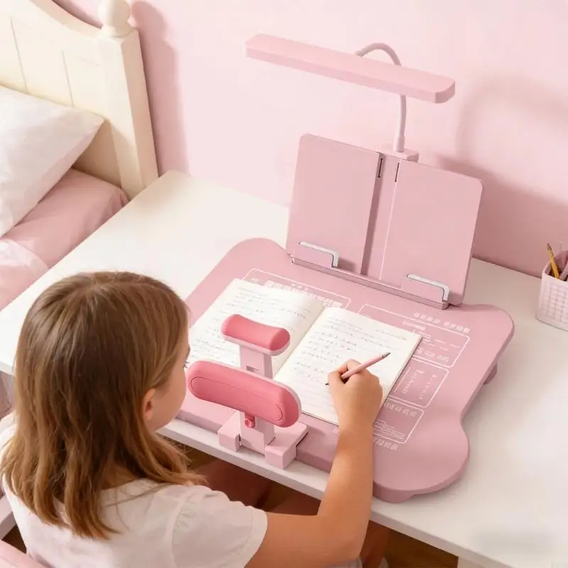 Comfortable Writing Position Helper For Kids Featuring variable Slope And Integrated Eye Care lamp B03E