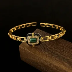 2023 New Original Design Black Haoshi Bracelet for Women French Vintage Fashion Charm Bracelet Jewelry Accessories Gift