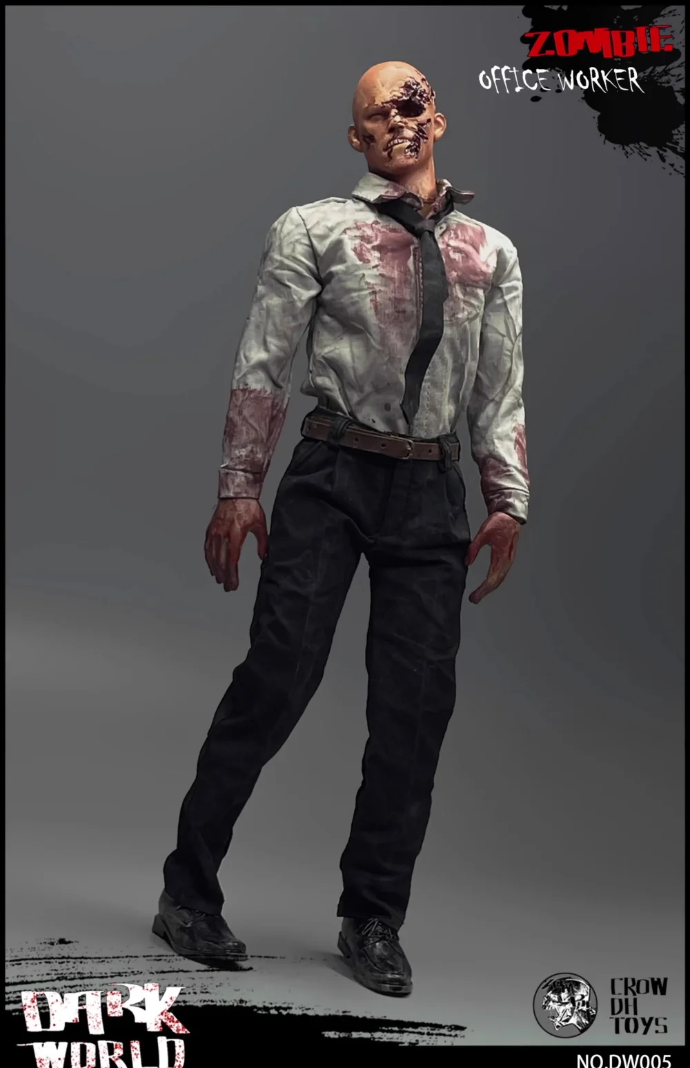 3ATOYS 1/6ème Dark World Zombie The Walking Dead série ensemble complet figurine mobile poupée cadeau pour les Fans à collectionner environ 12"