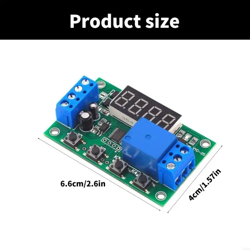 F3MA YYC-2S TIMER TIMER TIMER MODULE LED عرض وحدة التبديل في اتجاه واحد من 0.01 ثانية إلى 999M