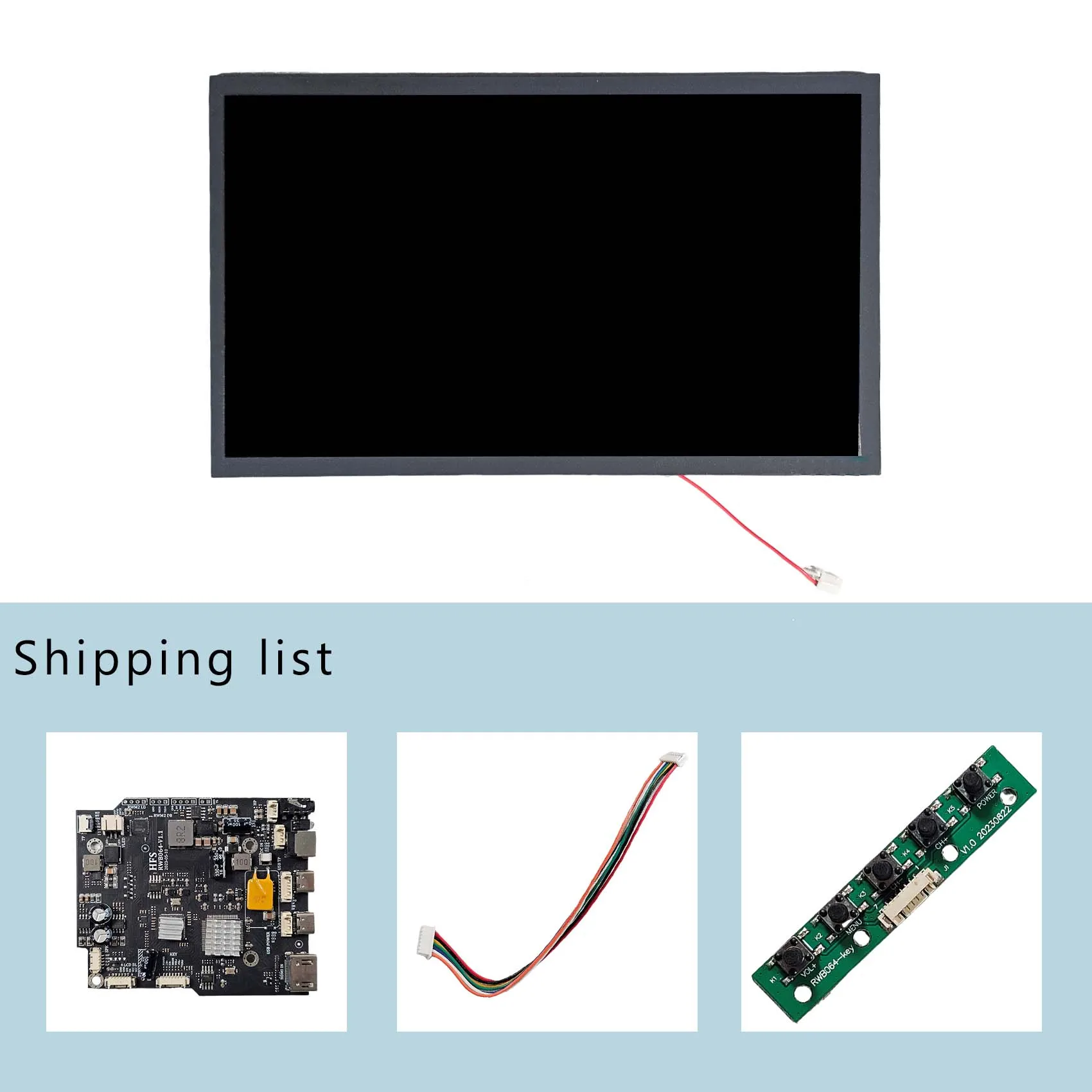 Módulo de exibição lcd tft na célula tela de painel de toque capacitivo display lcd 6.97 "1080x1920 mipi 39 pinos tela lcd com placa hd-mi