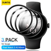 3 Pack For Google Pixel Watch 3 41/45mm Screen Protector Anti-scratch Film For Pixel Watch 3 All Around Coverage Protective Film