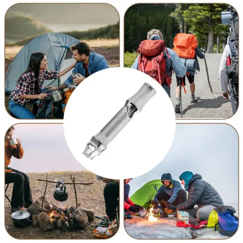 Outdoor Survival Whistle Whistle Hiking Survival Stainless Steel Loud Survival Whistle Lifeguard Safety Whistle Explosive Sound