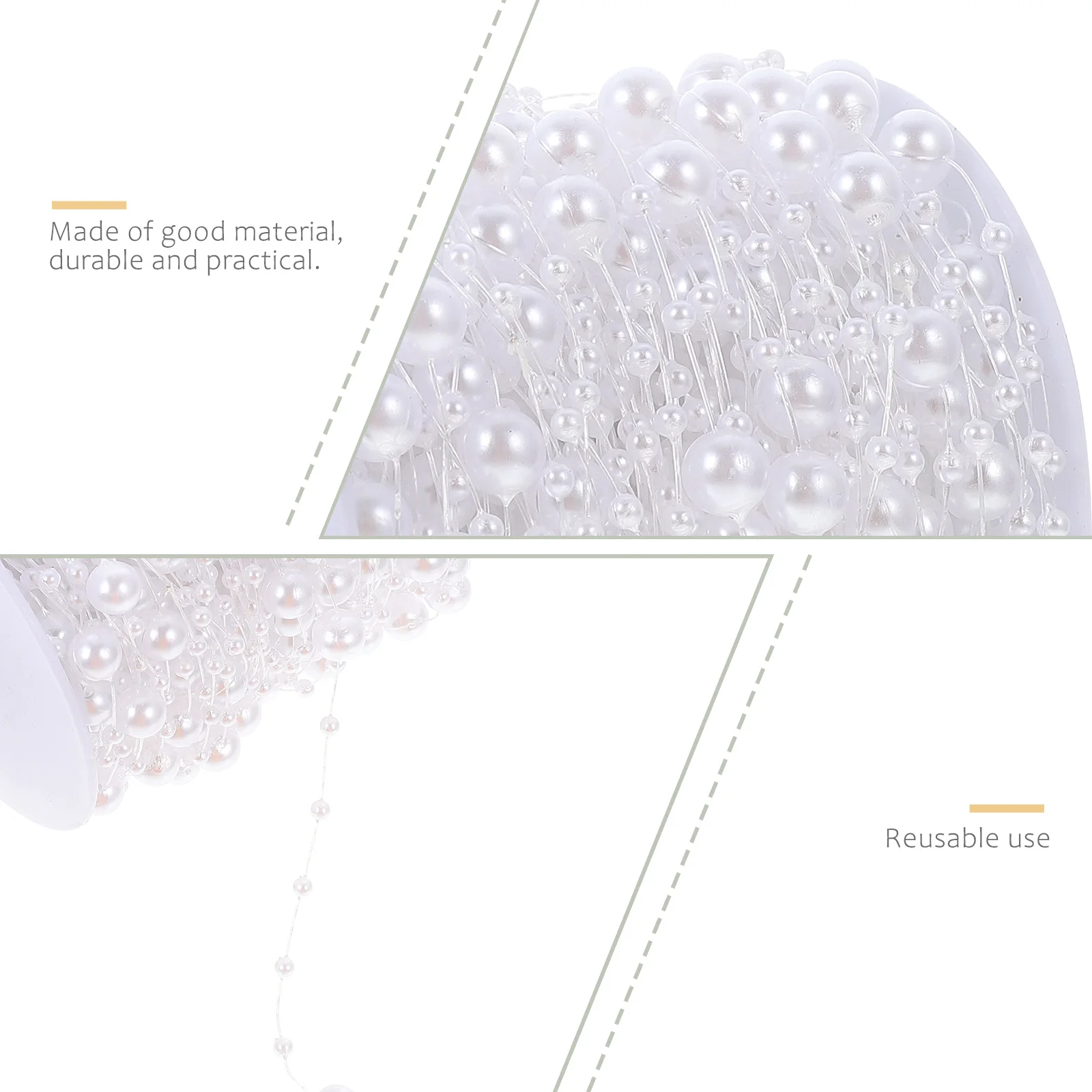 

Fishing Line Chain Accessories Decorative Craft Diy Decor DIY Bead String Purple Home Craft Reusable Premium Material