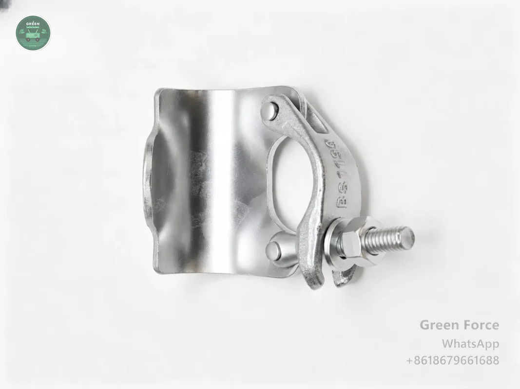 Premium Die-Cast Steel Rotating Right-Angle Pipe Coupler German UK Japanese Style Bracket Clamp