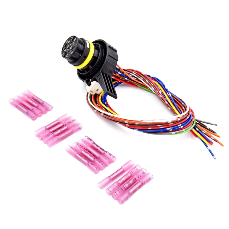 

External Harness Repair Kit Pigtail Wiring Plug In Connector for Ford 6R80 GM 6L80 6L90 350-0168