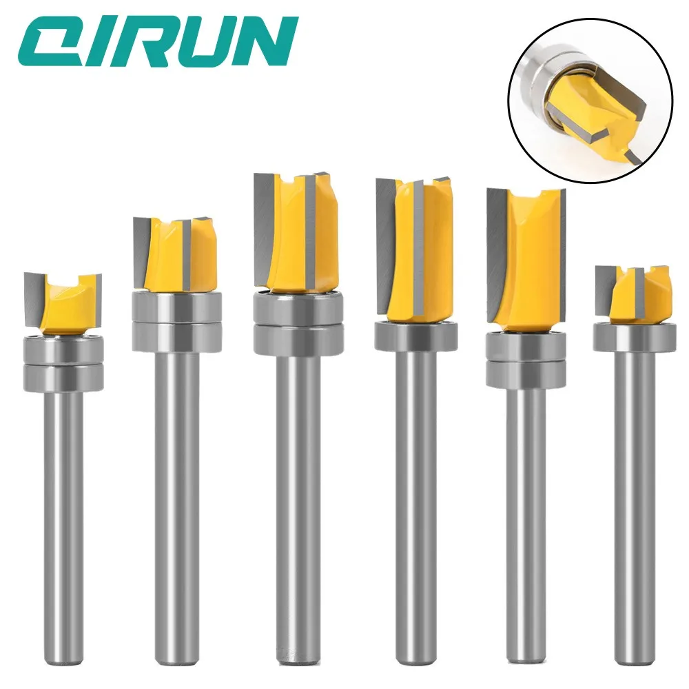 

B4 6mm shank diameter woodworking trimming cutter,Woodworking milling cutter, trimming machine milling cutter