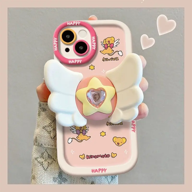 حافظة هاتف محيطية للفتيات السحرية مناسبة لهاتف آيفون 15 برو ماكس أبل 14 برو حافظة حماية مضادة للسقوط موديلات 13/12pro #3