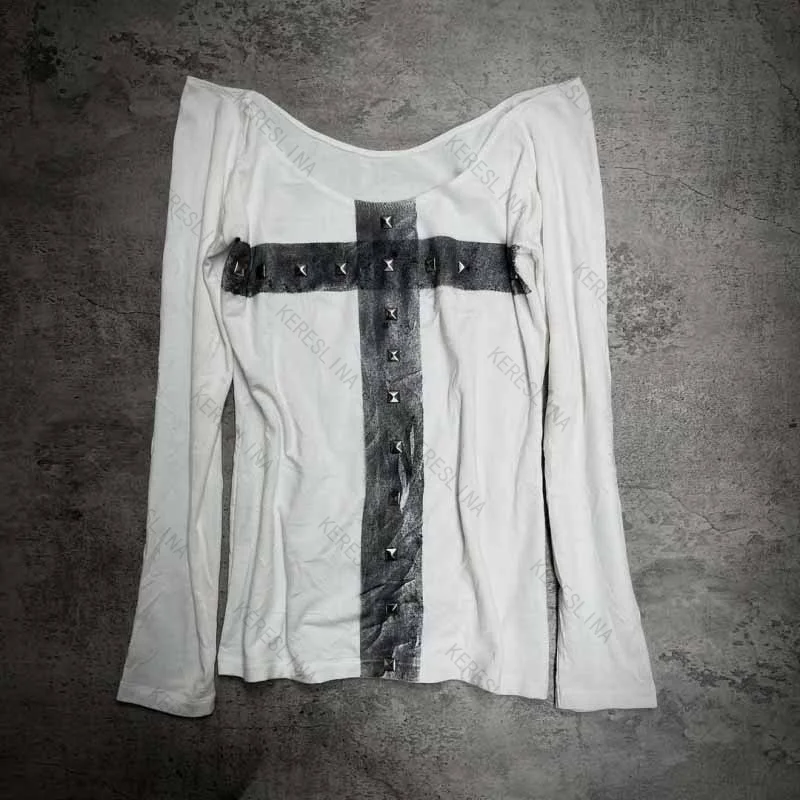 Summer Goth Clothing - Koszulka z długim rękawem w stylu