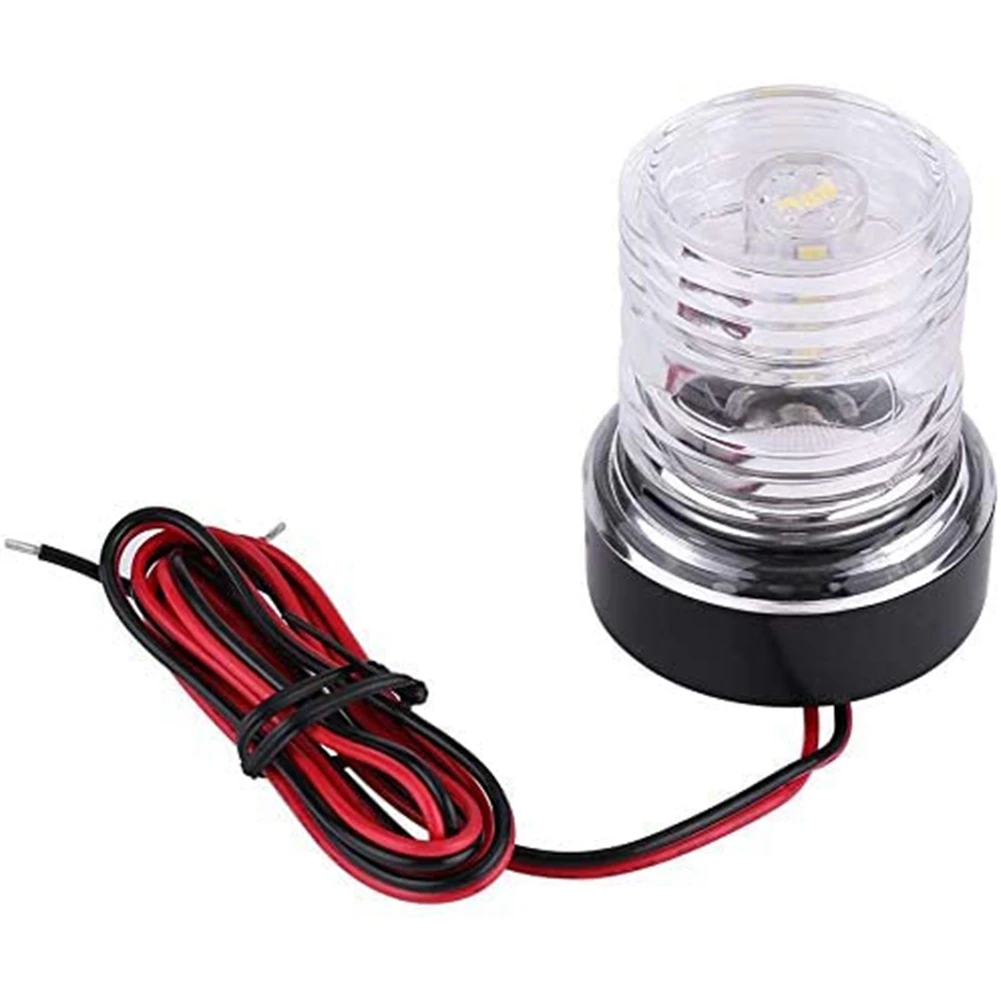 Boat Yacht Navigation Anchor Lights All Round 360 degree White 12V LED Daylight Waterproof Signal Lights