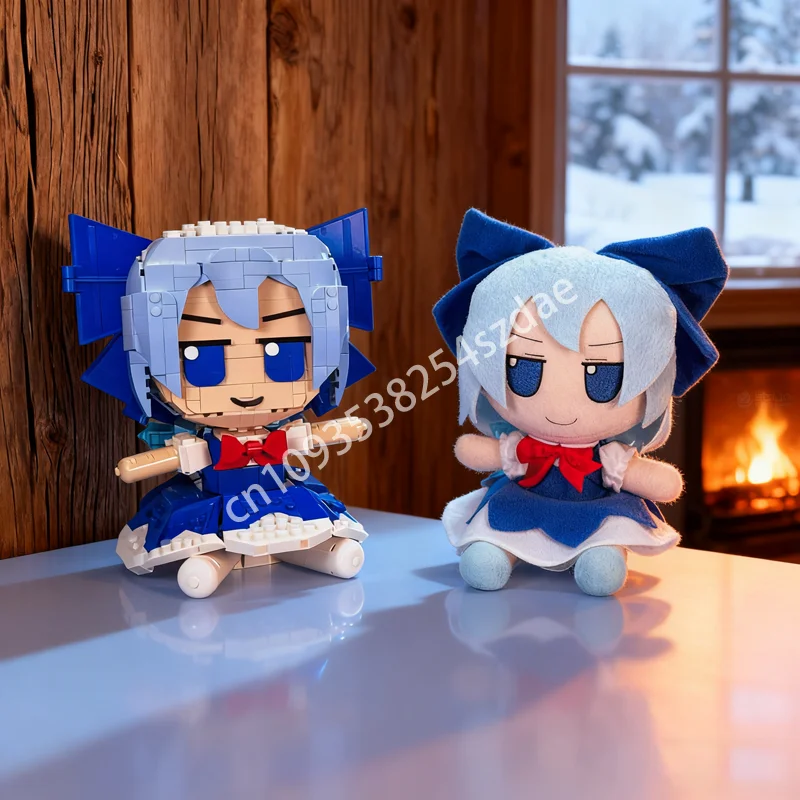 

1132 шт. MOC Cirno Fumo Touhou Iconsed модель строительные блоки архитектура сборка Рождественский подарок DIY идея образовательная игрушка кирпич
