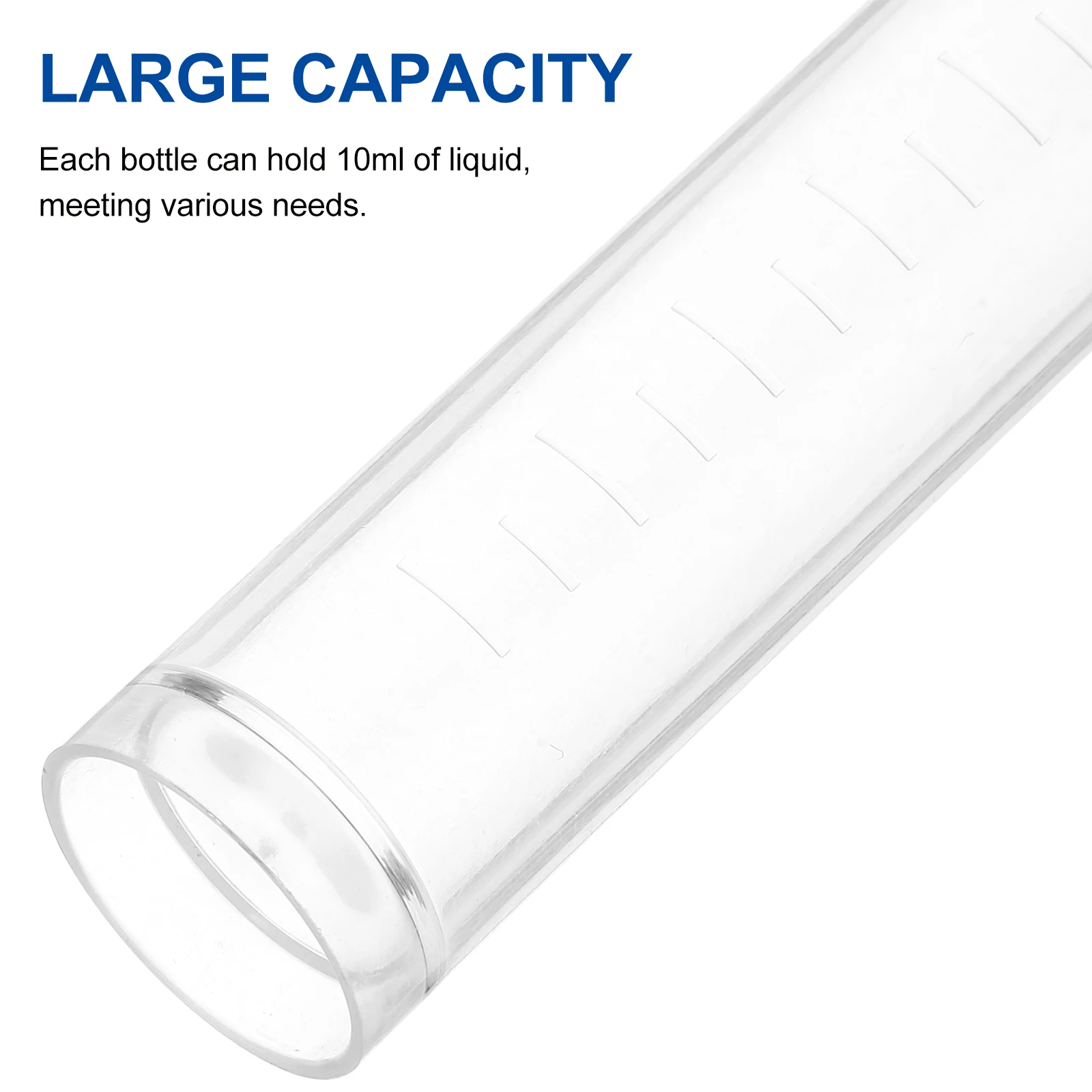 

Tubes Test Syringe Sealing Bottle Measuring Vials Sewing Kit Plastic Sample Travel