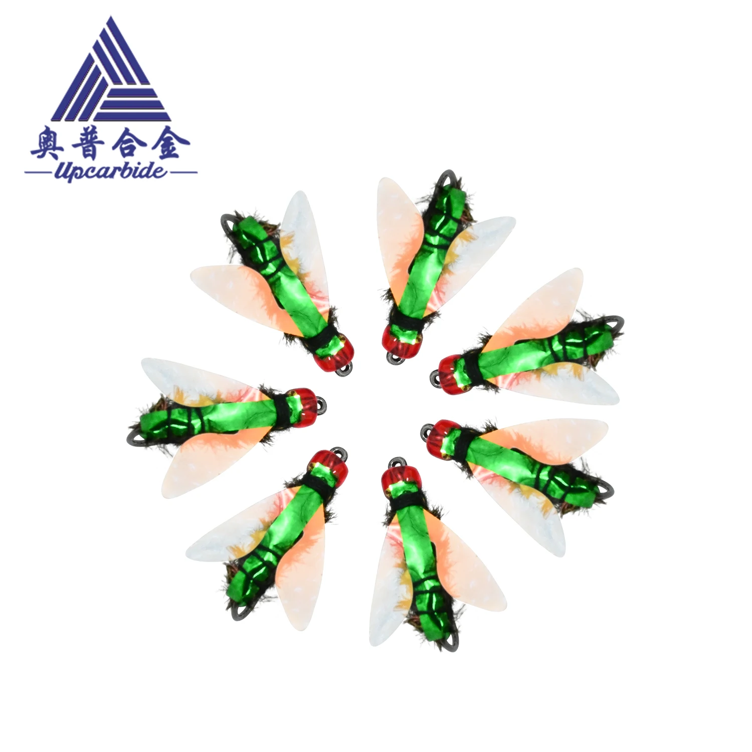 High-Simulation Alloy High Density Bead Compound Eye Fly Fishing Lure/Bait Artificial Insect Attracting Bigger Catch