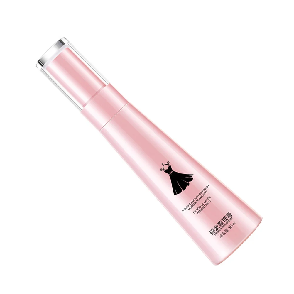 

1 шт., 35 мл, розовый крем для отделки волос, воск для укладки волос для женщин, быстрый формовочный, без раздражения, легкая стирка, ослепительный эффект