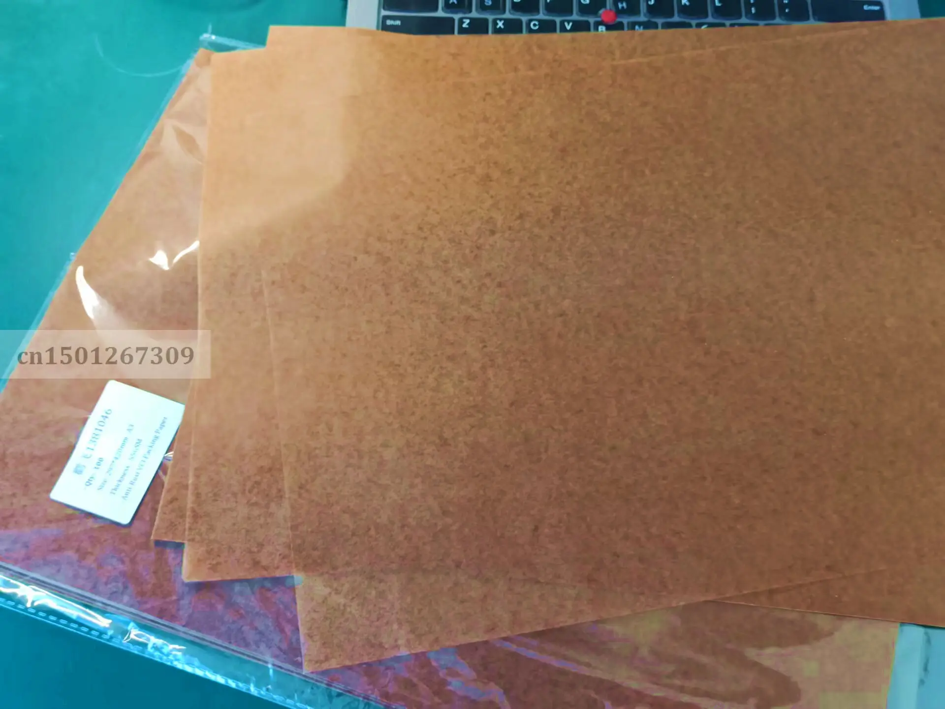 Kích Thước A3 Kraft Sáp VCI Giấy Chống Ăn Mòn Công Nghiệp Đóng Gói Giấy Tờ Cho Nhà Để Xe Nhà Máy Kho 10/50/100-Bạn chọn