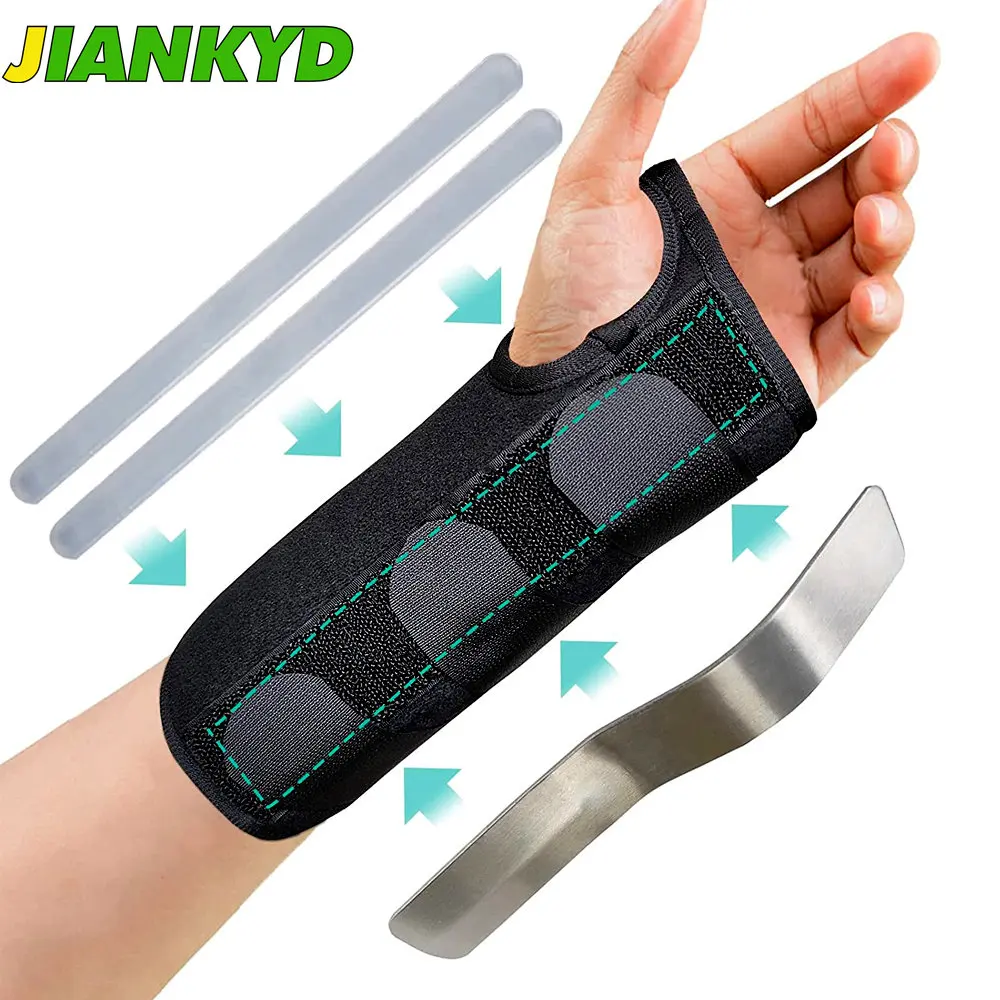 

JIANKYD 1Pcs Adjustable Wrist Support Plate With Splint is Suitable for Wrist Discomfort, Injuries, and Sprains