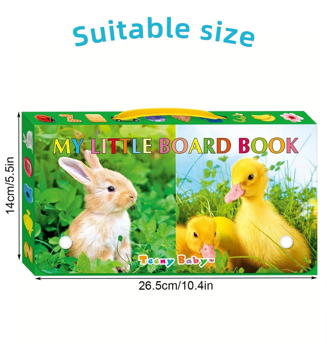 My Little Board Book Set Of 6 For Toddlers With 6 Topics With Rounded Corners And Bright Images For Early Learning