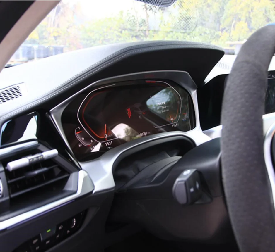 

For BMW 3 Series G20 2019 - 2021 Accessories Internal Instrument Decorative Frame Dashboard Cover Trim Interior Accessories