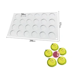 Silicone Pad/Wax Stamp Pad 24-cavity Wax Seal Stamp Mold Silicone Mold Wax Sealing Mat Auxiliary Tool chocolate mould