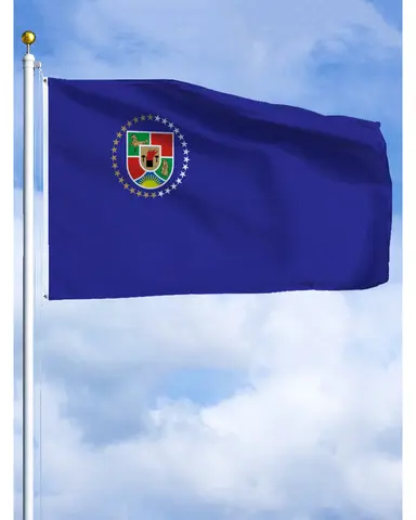 장식용 폴리에스테르 인쇄 배너 태피스트리, 루한스크 오블라스트 깃발, 2 × 3 ft, 3 × 5 ft, 4 × 6 ft