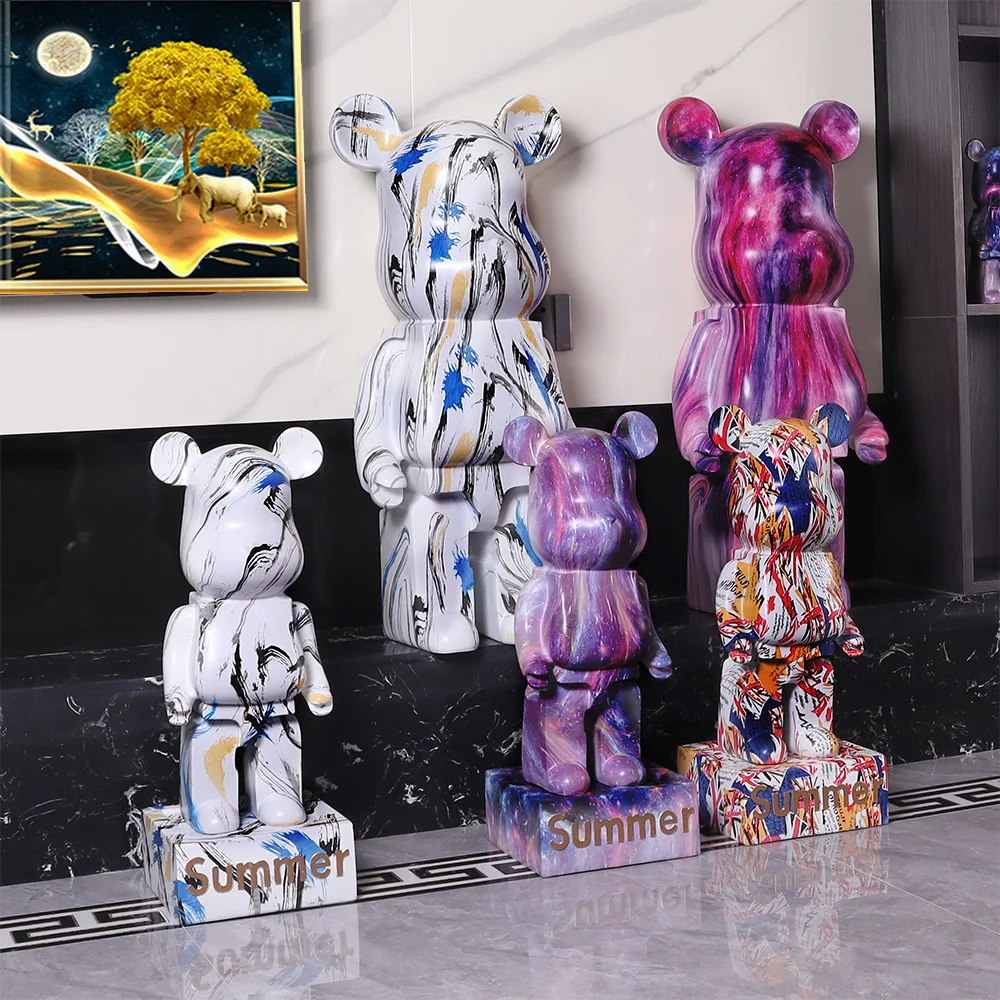 Nordic Living Room Floor Internet Celebrity Decoration Violent Bear Soft Decoration Home Decoration Sofa Money Box  Gift Doll