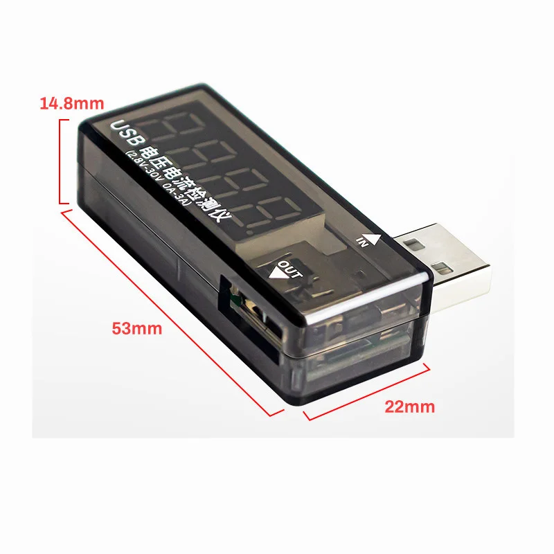 OSS S102 USB Charger Voltage and Current Detector Intelligent Digital Display Capacity Tester