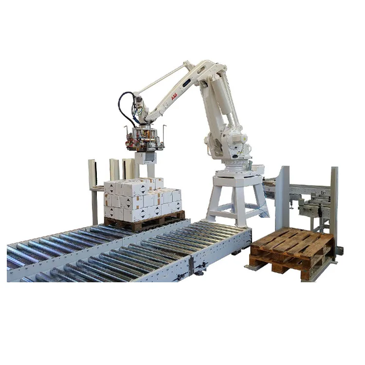 Linha automática do equipamento da paletização do preço da máquina de paletização do sistema, linha de embalagem do paletizador do saco