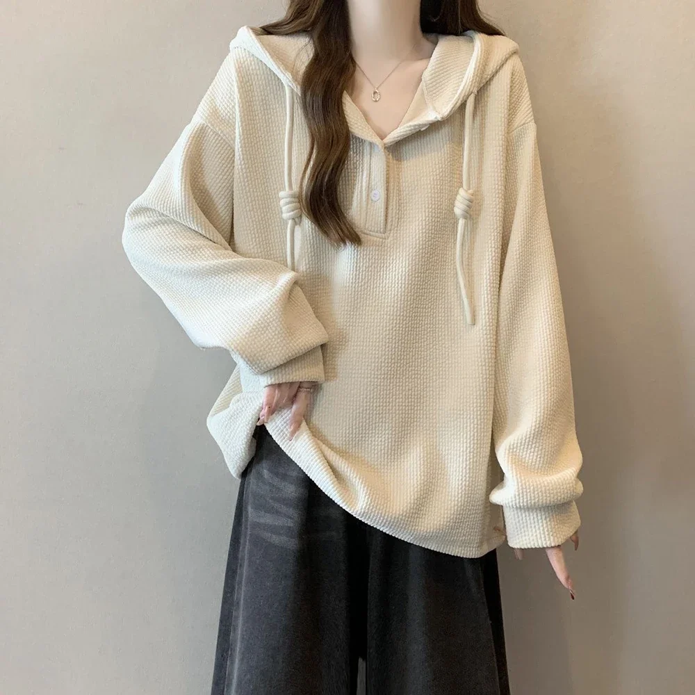 Striped Sweatshirt Women Hoodie Vacation Beach Polyester Fabric New Condition Medium Stretch Regular Length Solid Color Pattern