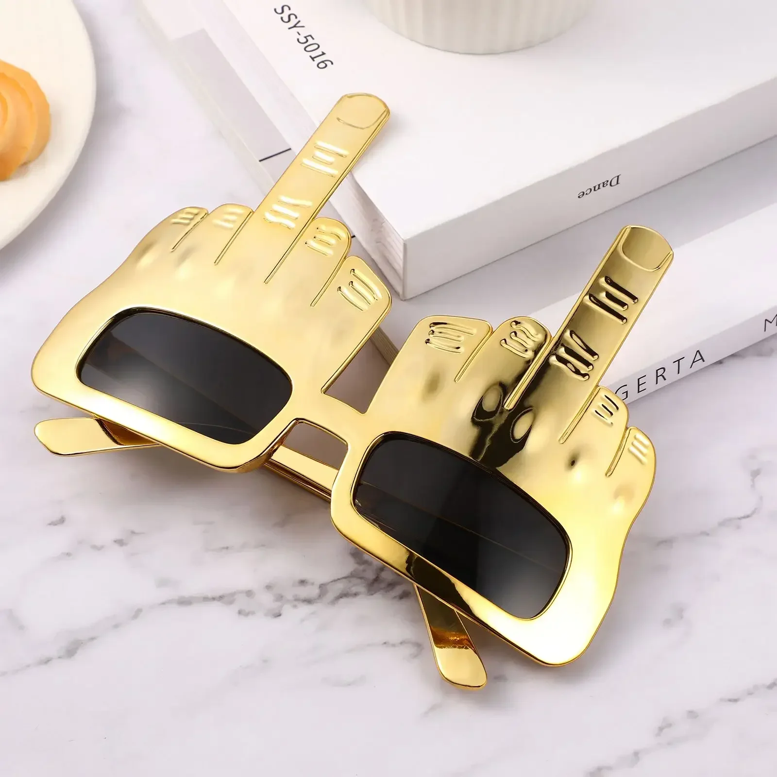 Glasses Sunglasses Finger Middle Funny Party Novelty Kid Sunglasses Eyeglasses Adults Favors Fun Eye Crazy Decorations Silly