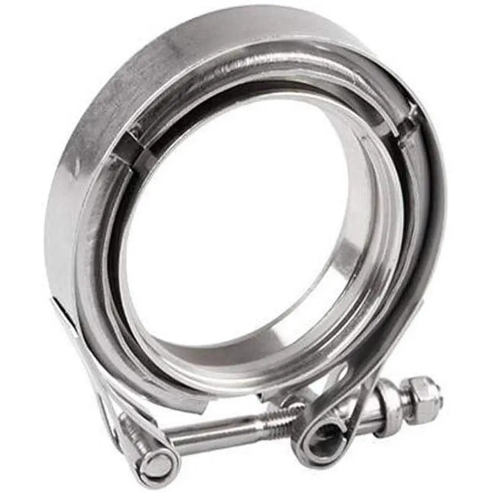 

Универсальные зажимы для выхлопной системы с V-образным диапазоном из нержавеющей стали, комплекты V-образных зажимов 2 дюйма/2,5 дюйма/3,5 дюйма/4 дюйма