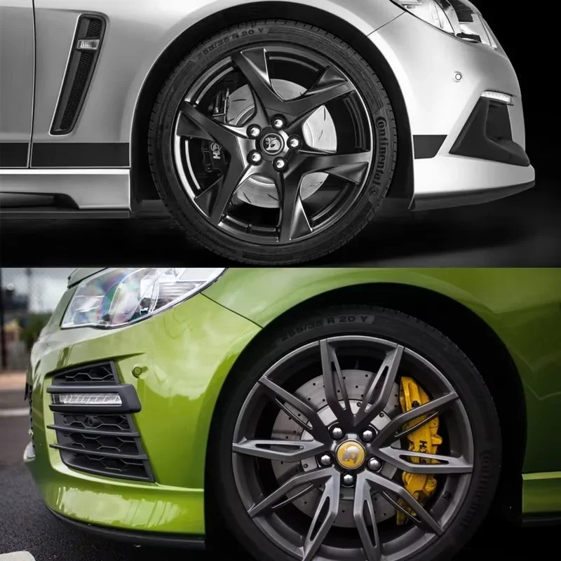 4 pçs 56mm 60mm centro da roda do carro hub tampa aro emblema reequipamento decoração capa para holden hsv coupe V2-VY vz ve vf ex gts commodore