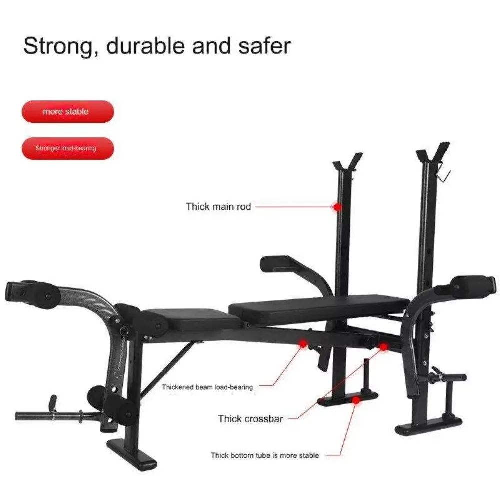 Weight Bench, Bench Dumbbell Bench, Weight Bench with Dumbbell Rack, Press Dumbbell Bench-for Home Gym Equipment