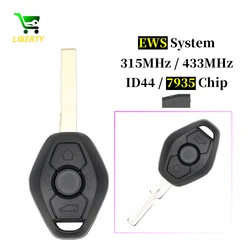 Liberty EWS System ID44 PCF7935 Chip 315/433MHz HU58/HU92 Car Remote Key For BMW 1/3/5/7 Series X3 X5 Z3 Z4 E38 E39 E46 E65