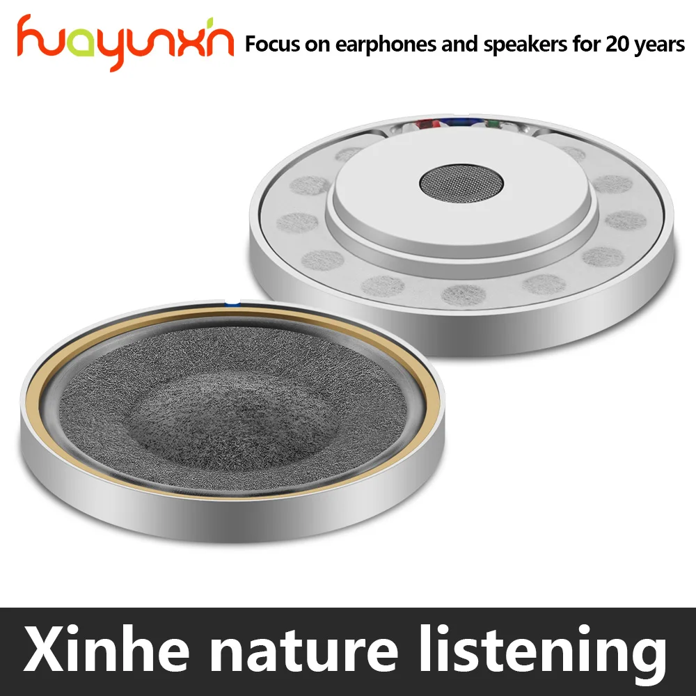 Customized Internal Audio Full Range Micro 50mm Insert Earphone Speaker Parts 320ohm Mylar Driver Speaker Unit