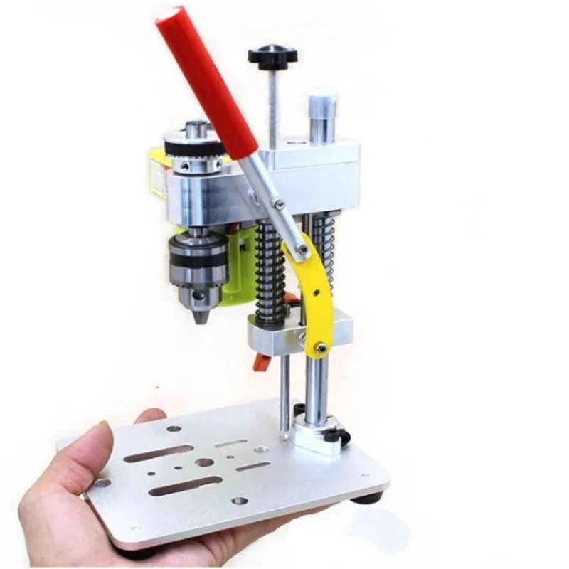 Mini Drill Press Precision Desktop Drilling Machine DIY Hole Drilling Machine 795 Motor B10 Chuck Metal Wood DIY Craft Tools
