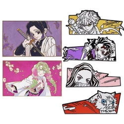 Cool Anime Tanjiro Enamel Pins Brooches For Clothing School Backpack Cosplay Lapel Badges Fashion Jewelry Accessories Gifts