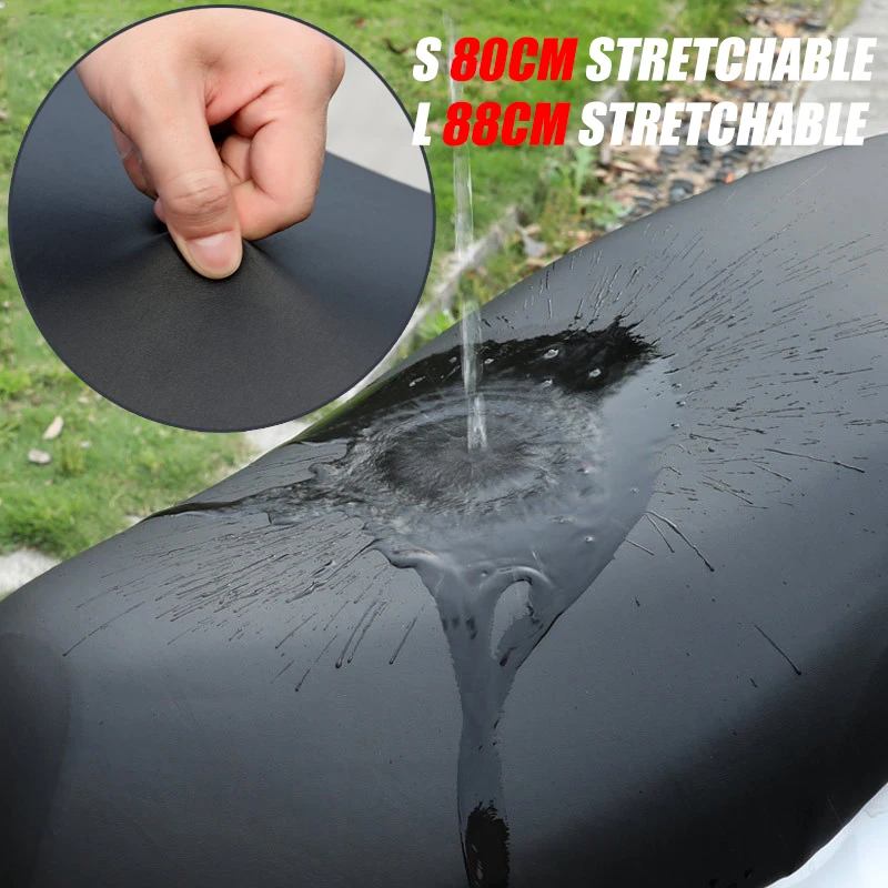 

Universal Stretchable Leather Motorcycle Seat Covers Waterproof Dustproof Rainproof Motorbike Cushion Seat Protector Cover