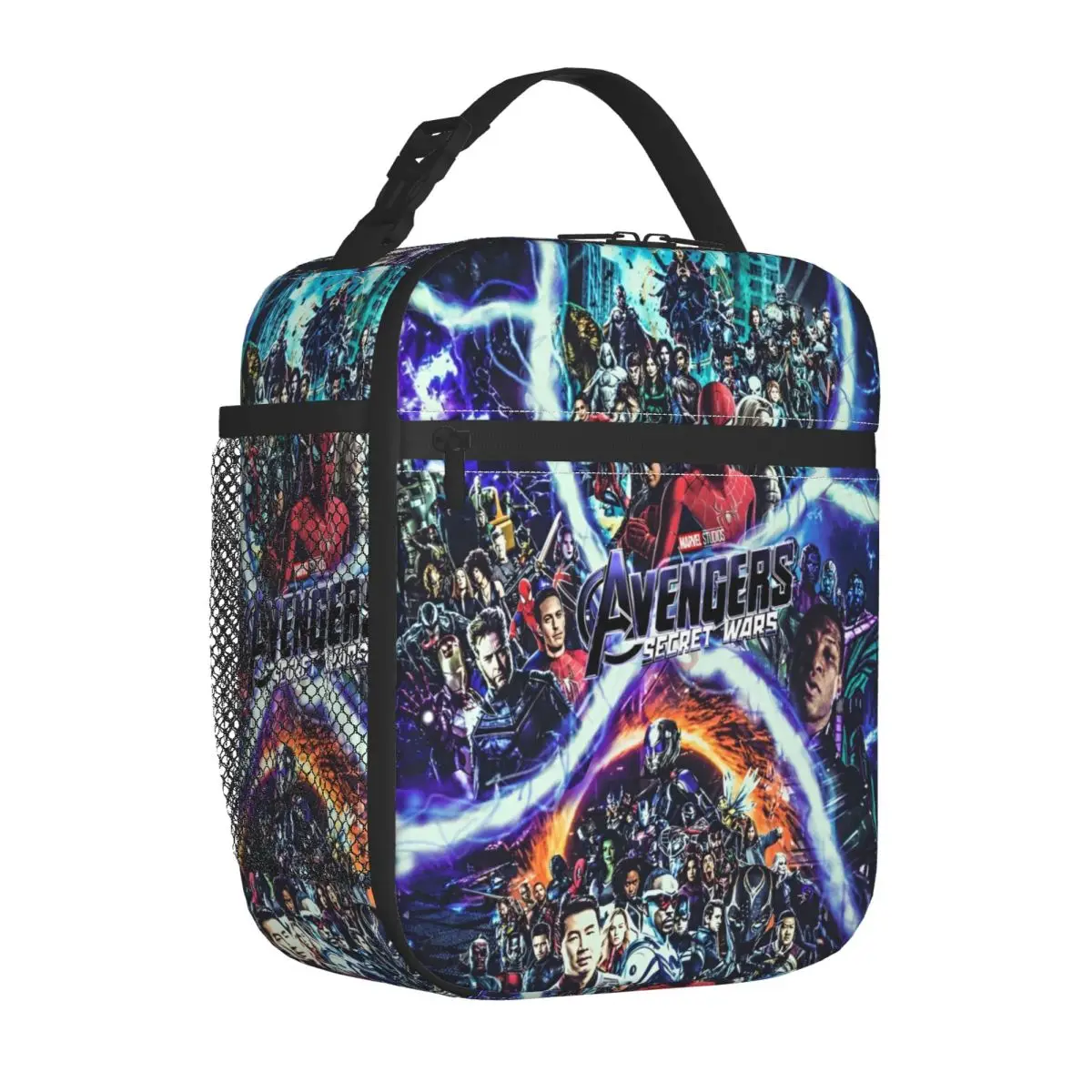 The Avengers Heros Hero Thermal Insulated Lunch Bags for Picnic Portable Food Bag Container Cooler Thermal Lunch Box