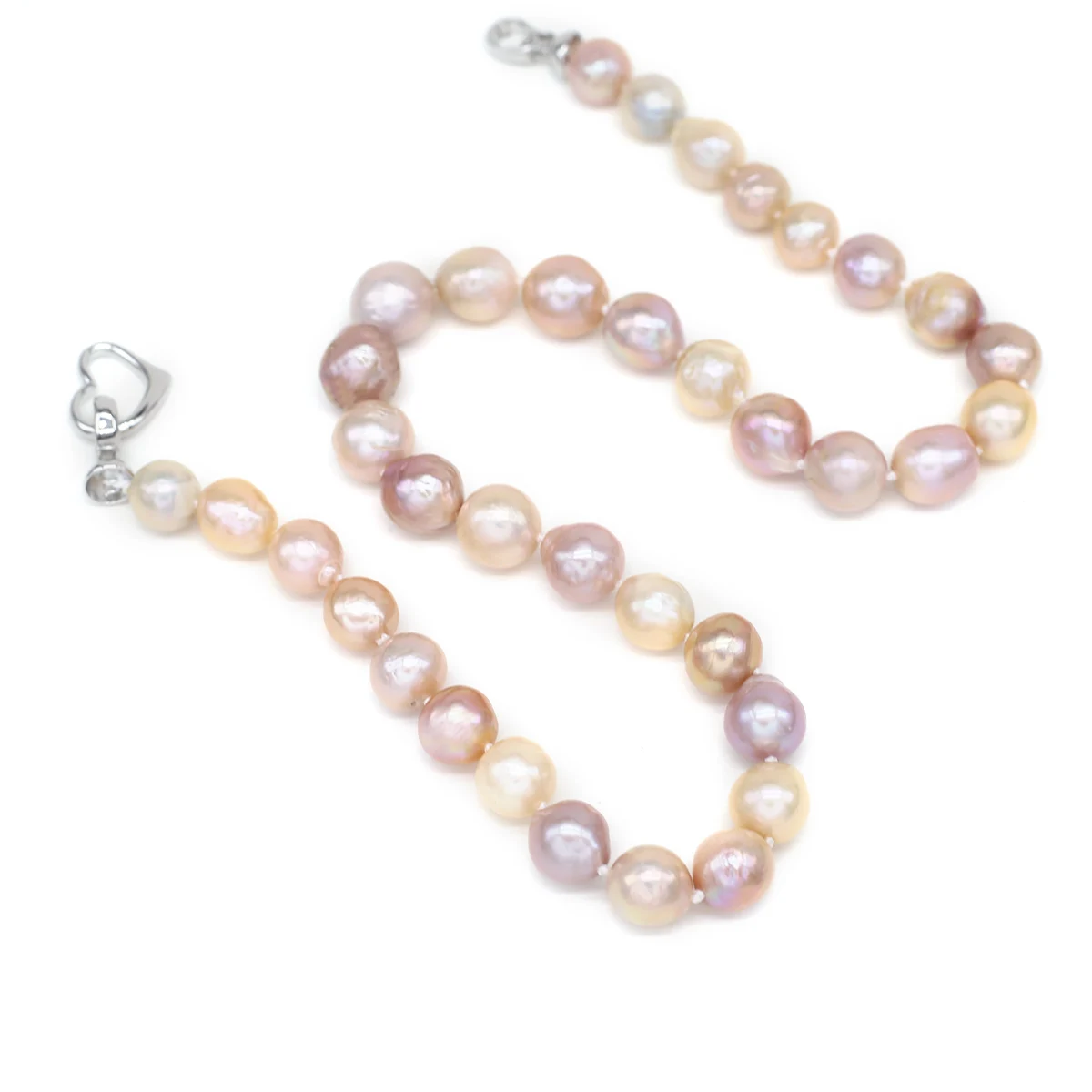 

Natural Freshwater Pearl Necklace Baroque Round Exquisite Accessories Women Personality Necklace Girls Wedding Party Jewelry