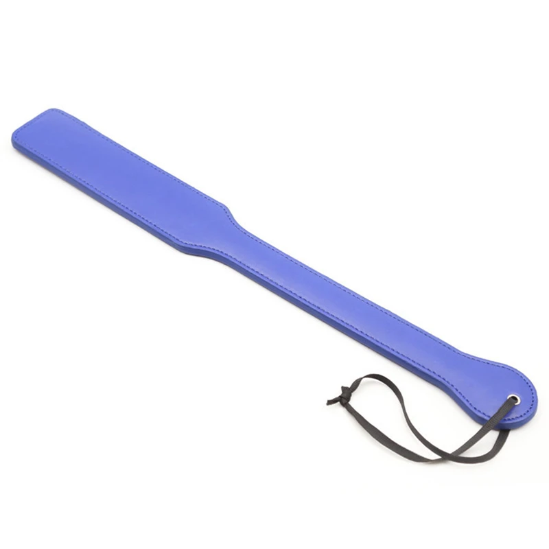 Blue PU Leather Spank,Horse Whip Flog Spank Paddle per Horse Training Crop equestre Riding Bat