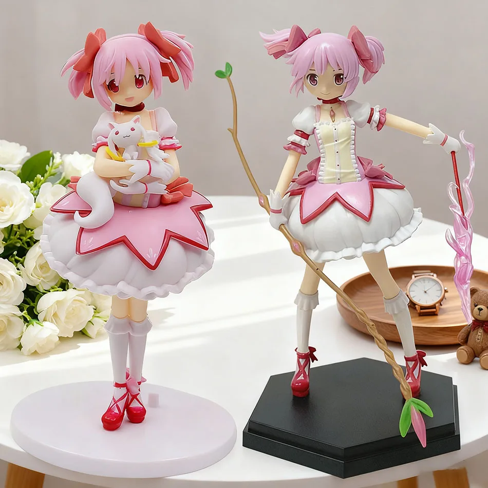 2 uds PMMM chica mágica figura de Anime Kaname Madoka figura de acción Kawaii Akemi Homura estatuilla linda colección Loli modelo juguete para regalo