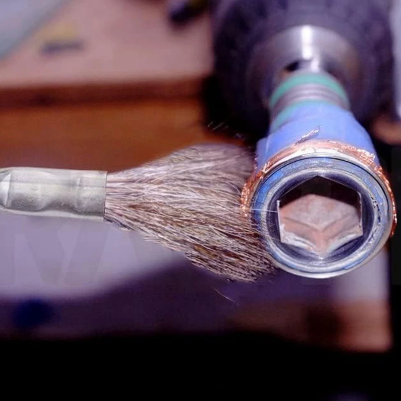 

Кислотные кисти — 3/8-дюймовые кисти для кислотного флюса из конского волоса, кисти для эпоксидной смолы Кисти для кислотного флюса, 48 шт.