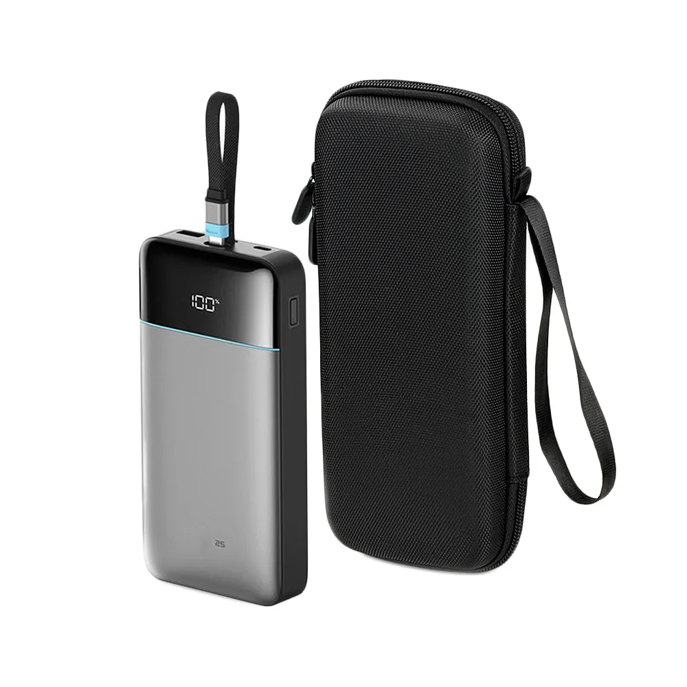 EVA Hard Travel Carrying Case for CUKTECH 25 Power Bank SE Portable Charger Protective Storage Box