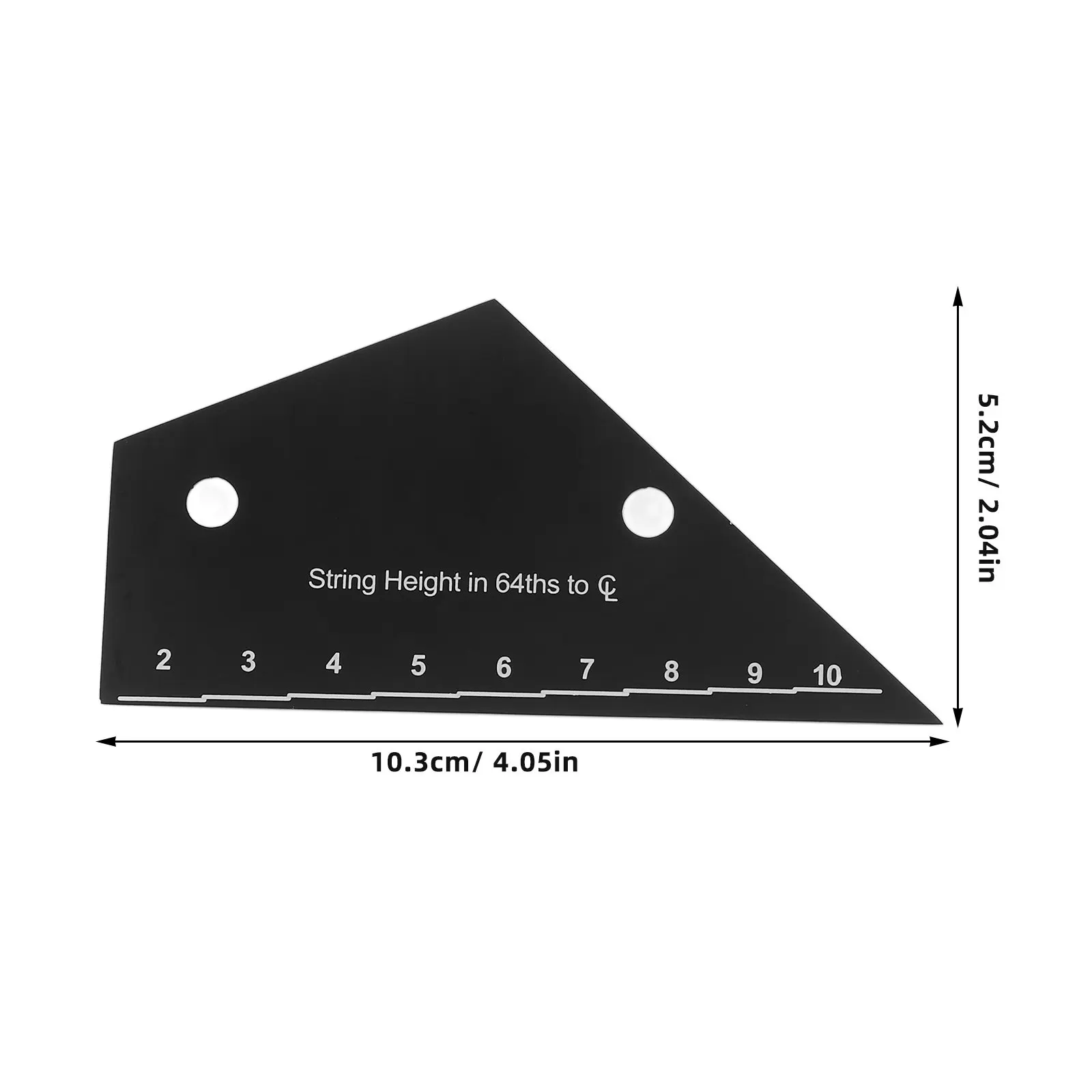 Guitar String Action Gauge Electric Bass Fret Rocker Measuring Tool Professional Setup Gauge String Height Measuring Ruler