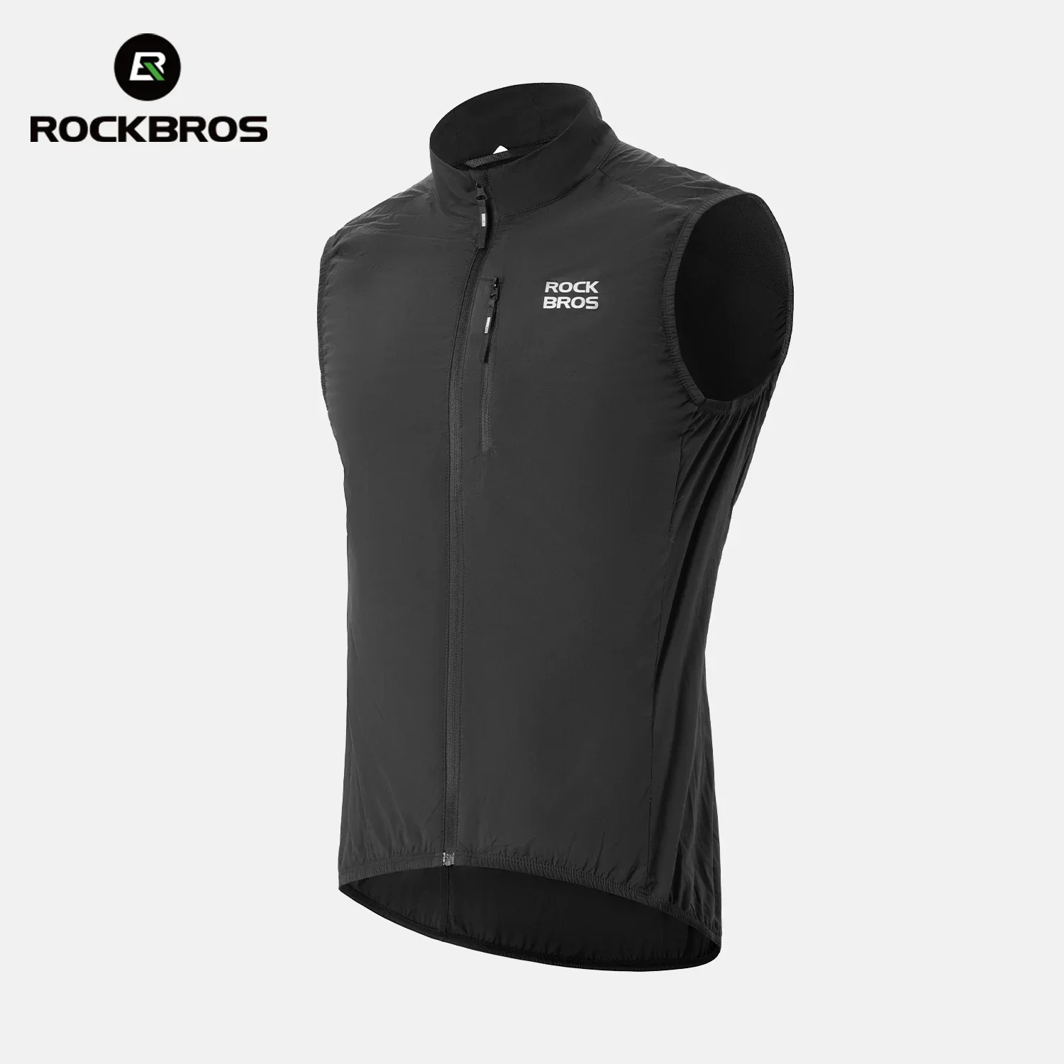 

ROCKBROS Warm Thermal Vest Lightweight Sports Thermal Cycling Vest Windproof Reflective Sleeveless Vest Jackets