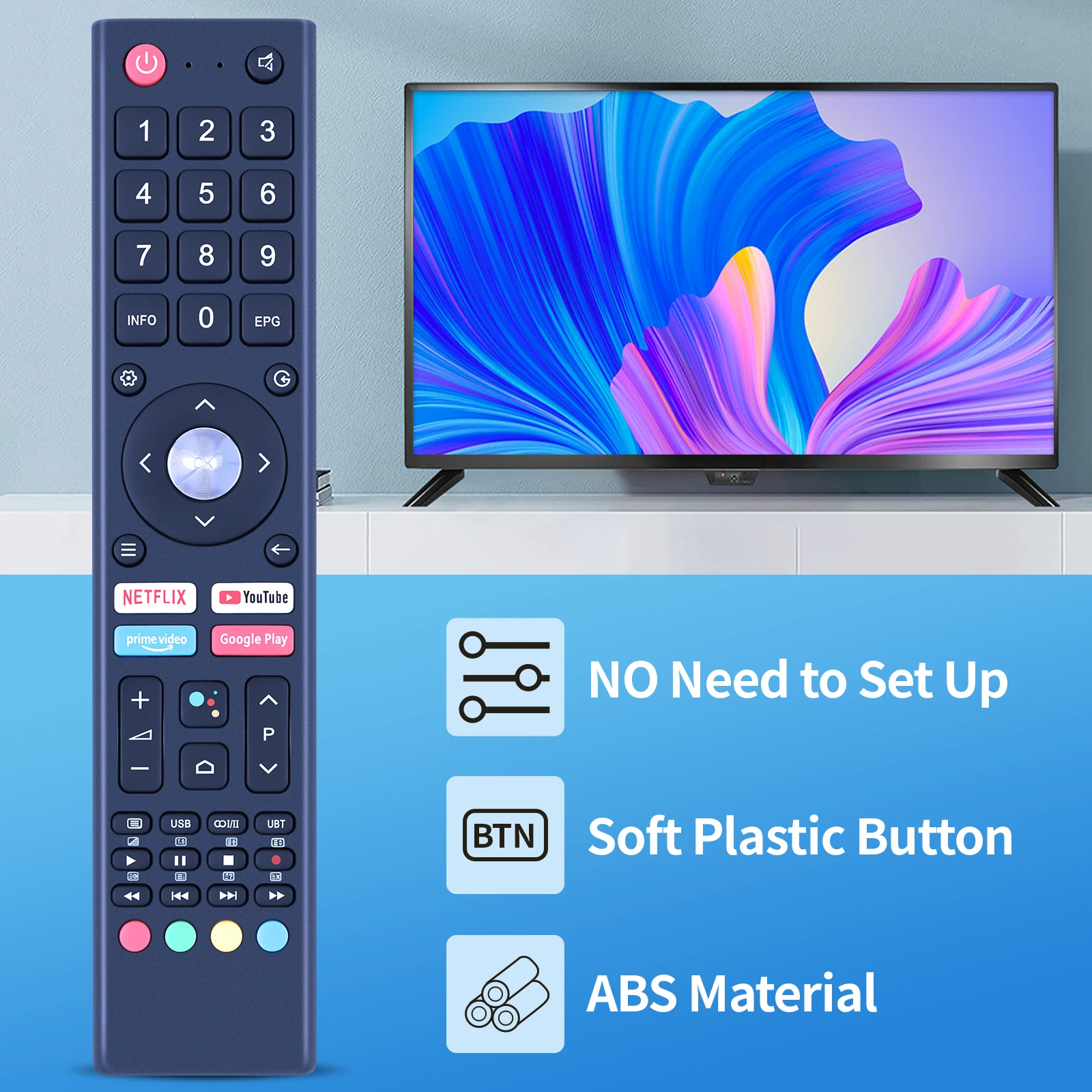 Новый пульт дистанционного управления GCBLTV02ADBBT для CHIQ Smart TV U55H7A U58H7A U43H7A, пульт дистанционного управления с голосовым управлением